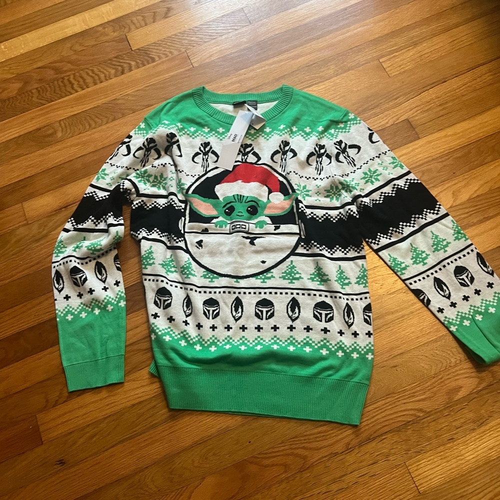 Star Wars yoda x mas sweater